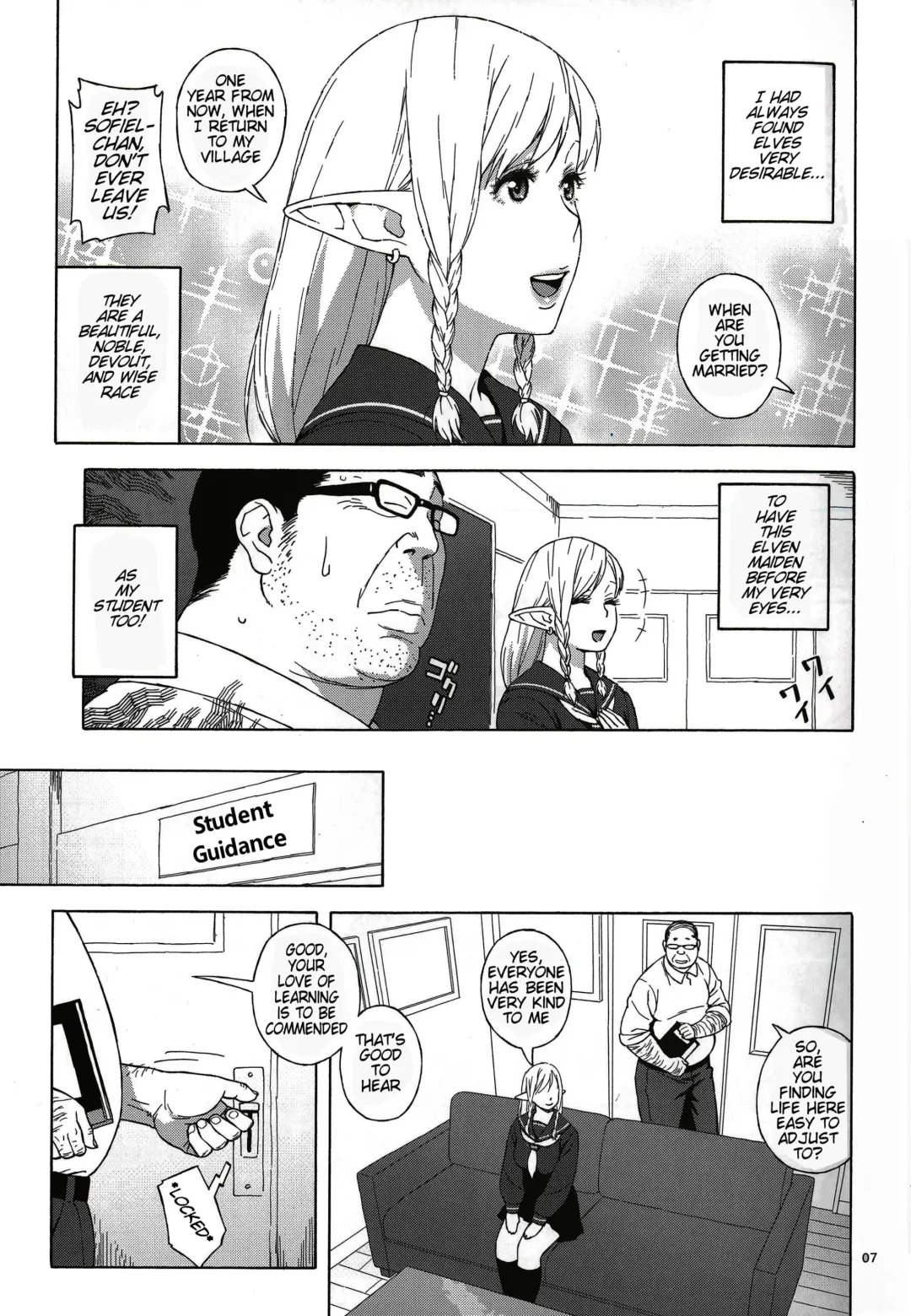 [Jingrock] Tenkousei JK Elf -Houkago Choukyou Jugyou- | High School Elven Transfer Student -After School Sex Training Lessons- Fhentai - Page 7