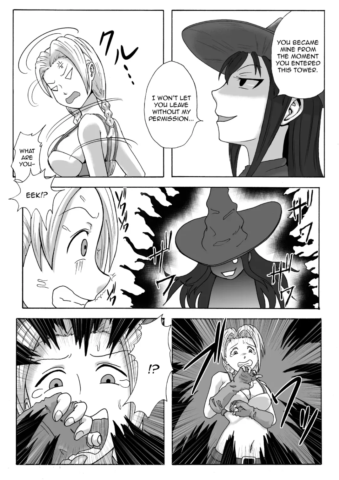 [Tickzou] Majo no Dorei Boshuu ~Wana ni Hamerareta Shoukin Kasegi~  | Witch's Slave Recruitment ~A Bounty Hunter Falls into a Trap~ Fhentai - Page 9