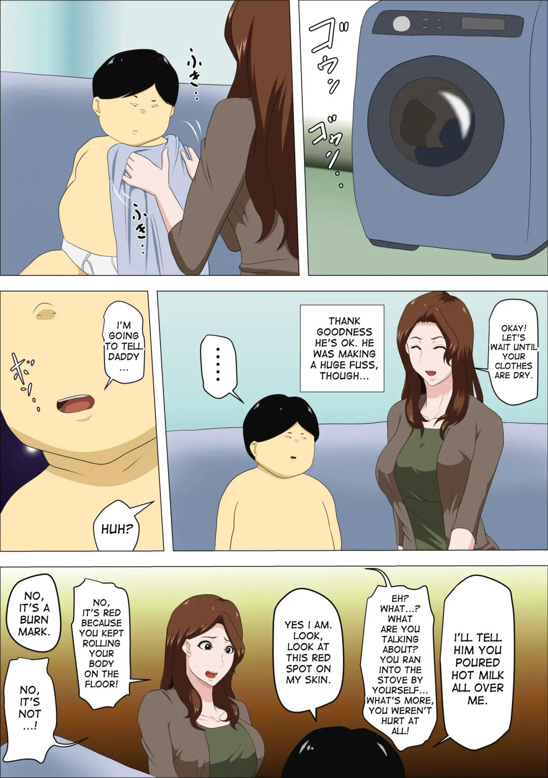 Shachou no Musuko o Azukattara Bonyuu o Suwareta Bakari ka.. (Bettaku) | I Nannied The Boss's Son And All He Did Was Suck My Tits Fhentai - Page 10