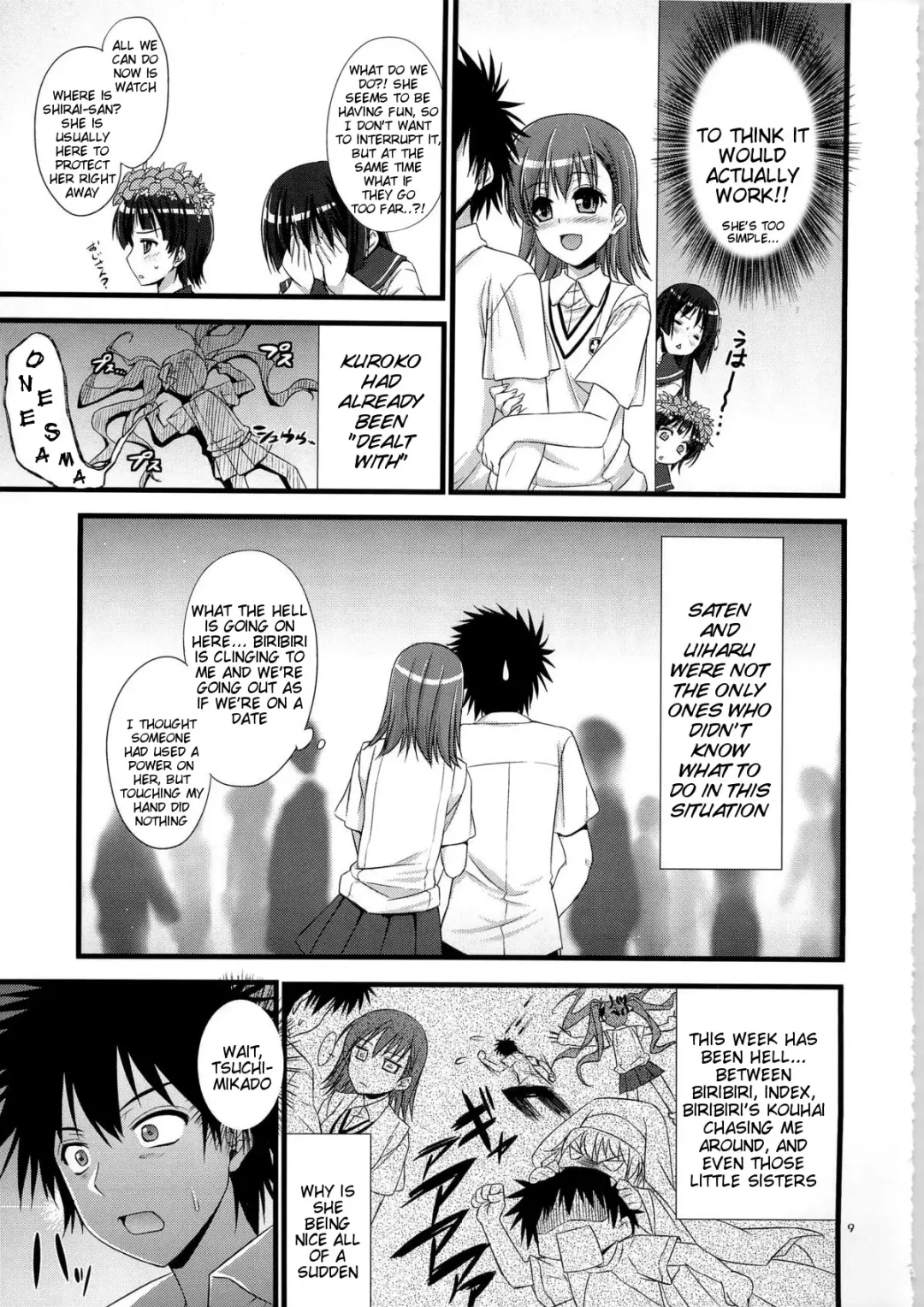 [Abe Inori] Ore no BiriBiri ga Konna Deredere na Wake ga Nai Fhentai - Page 9