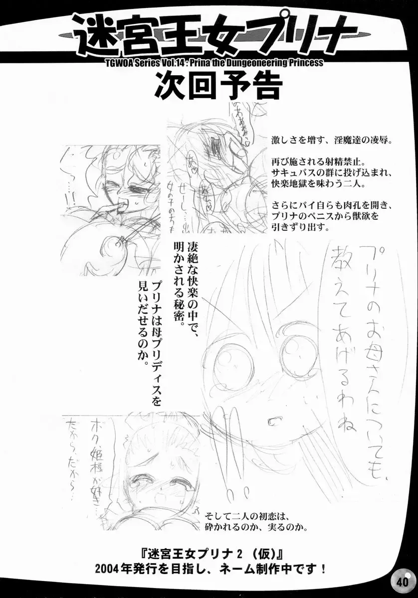 [Rebis] TGWOA Vol. 14 - Meikyuu Oujo Prina Fhentai - Page 40