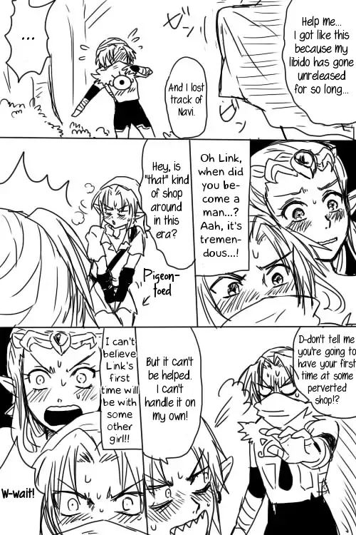 [Wasabi] Link to Zelda ga Jun Ai Ecchi suru Manga | Link and Zelda Having a Pure-Love Sex Manga Fhentai - Page 4
