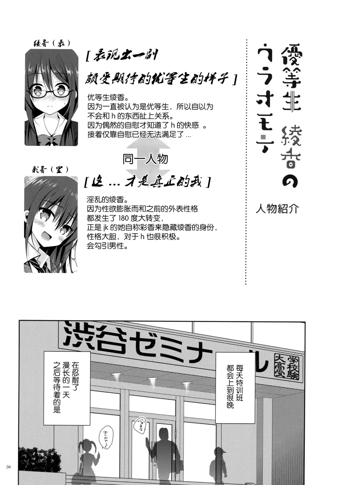 [Hisama Kumako] Yuutousei Ayaka no Uraomote 1.5 Fhentai - Page 4