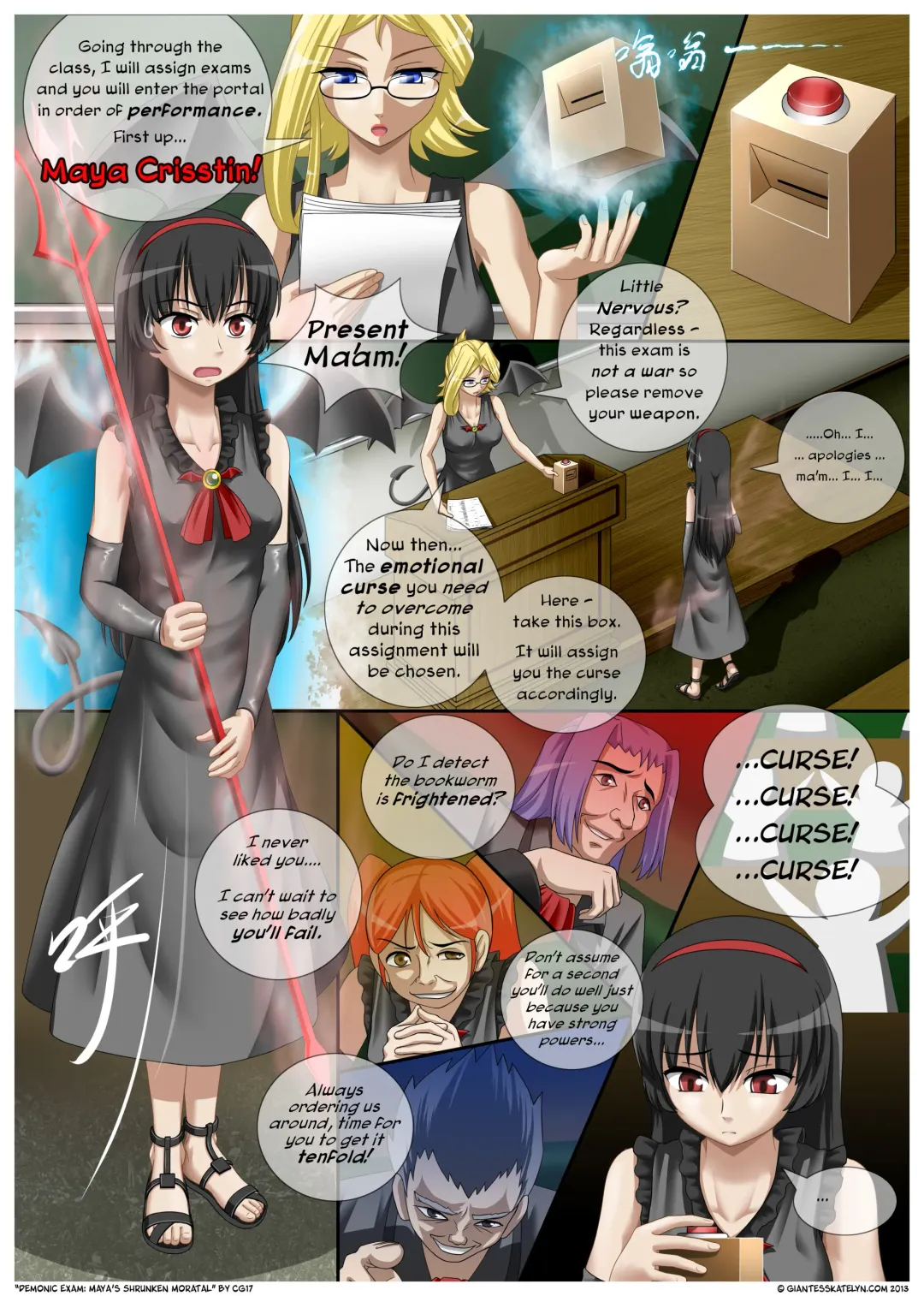 [Cg17] Demonic Exam: Maya's Shrunken Mortal Fhentai - Page 5