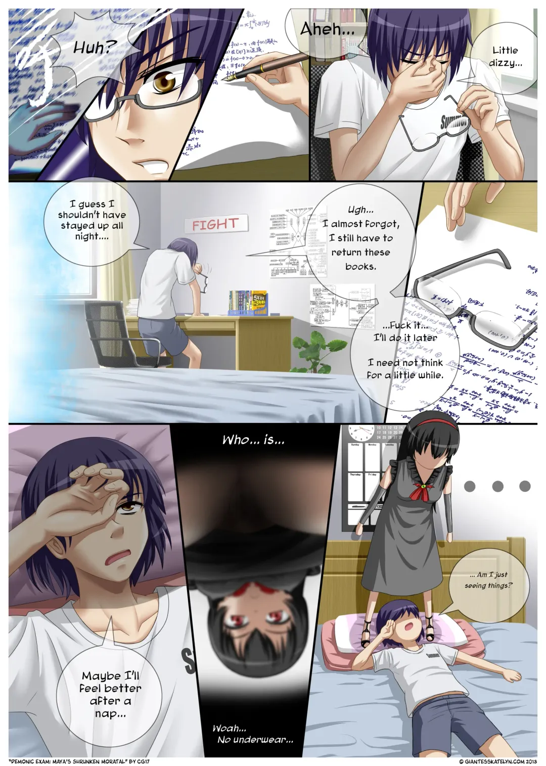 [Cg17] Demonic Exam: Maya's Shrunken Mortal Fhentai - Page 7