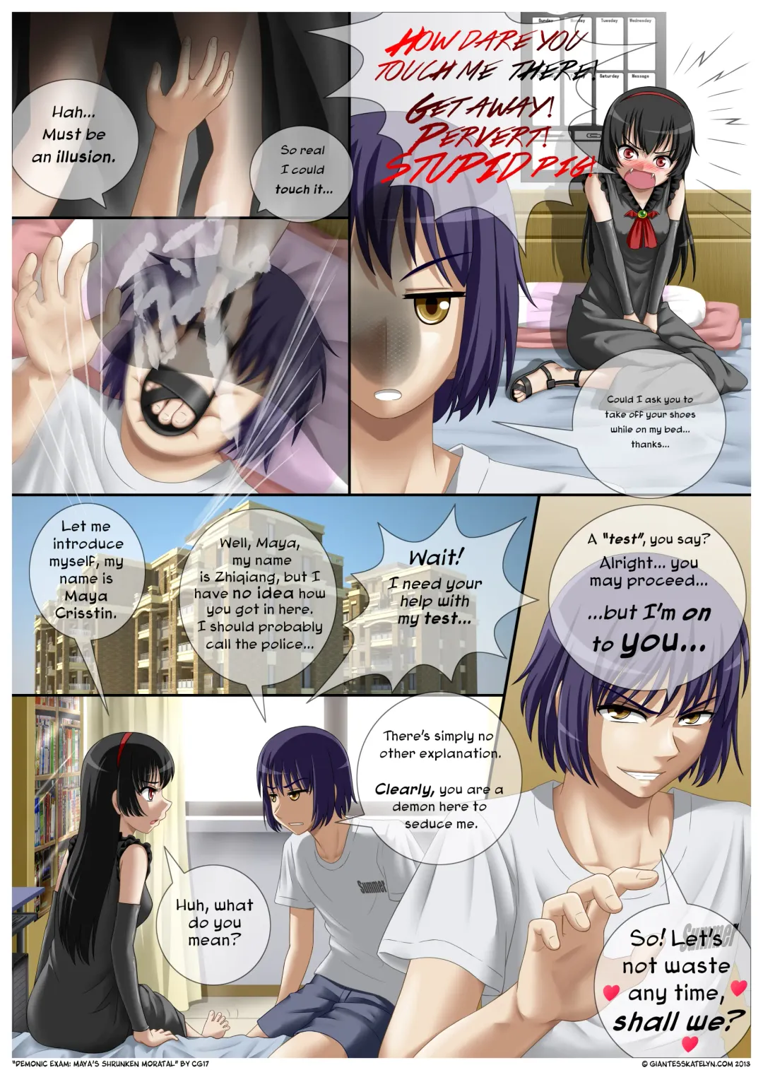[Cg17] Demonic Exam: Maya's Shrunken Mortal Fhentai - Page 8