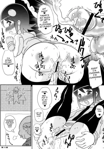 [Haba Hirokazu - Nori - Uchi-uchi Keyaki] GOOD BYE ROCKMAN EXE Fhentai - Page 11