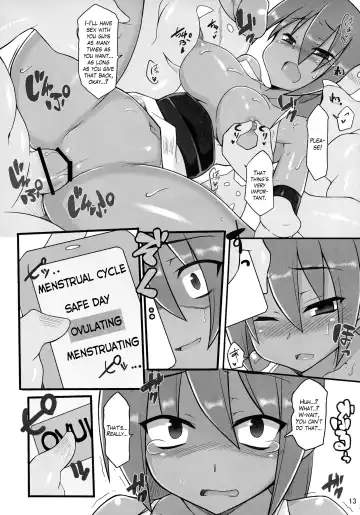 [Maboku] Nanako-chan ga Osukusai Goblin-domo no Kyouyou Botai ni Sarete Haramasaremakuru Hon!! Fhentai - Page 13