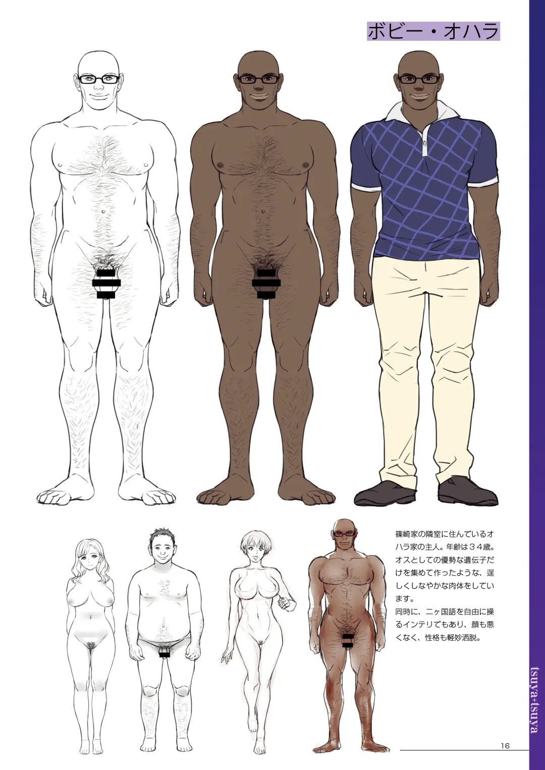 [Hamashima Shigeo] "Tsuyatsuya" Kokujin Tsuma Gengashuu Fhentai - Page 15