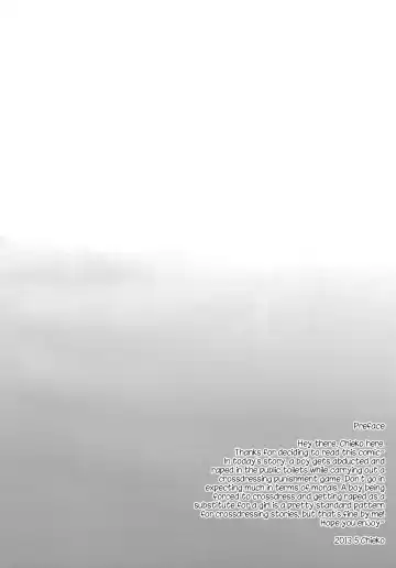 [Chieko] Josou Batsu Gemu | Crossdressing Punishment Game Fhentai - Page 2