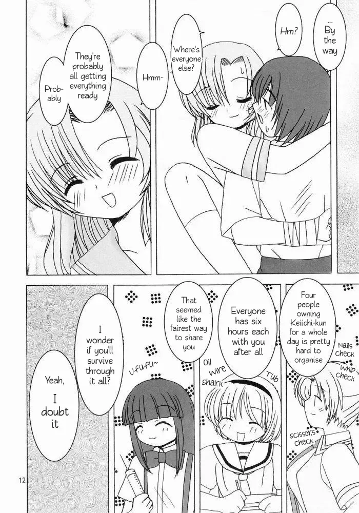 [Masutabe Kokemaru - Sou Akiko] Shin Hinamizawa Batsu Game Funsou Ichi Fhentai - Page 11