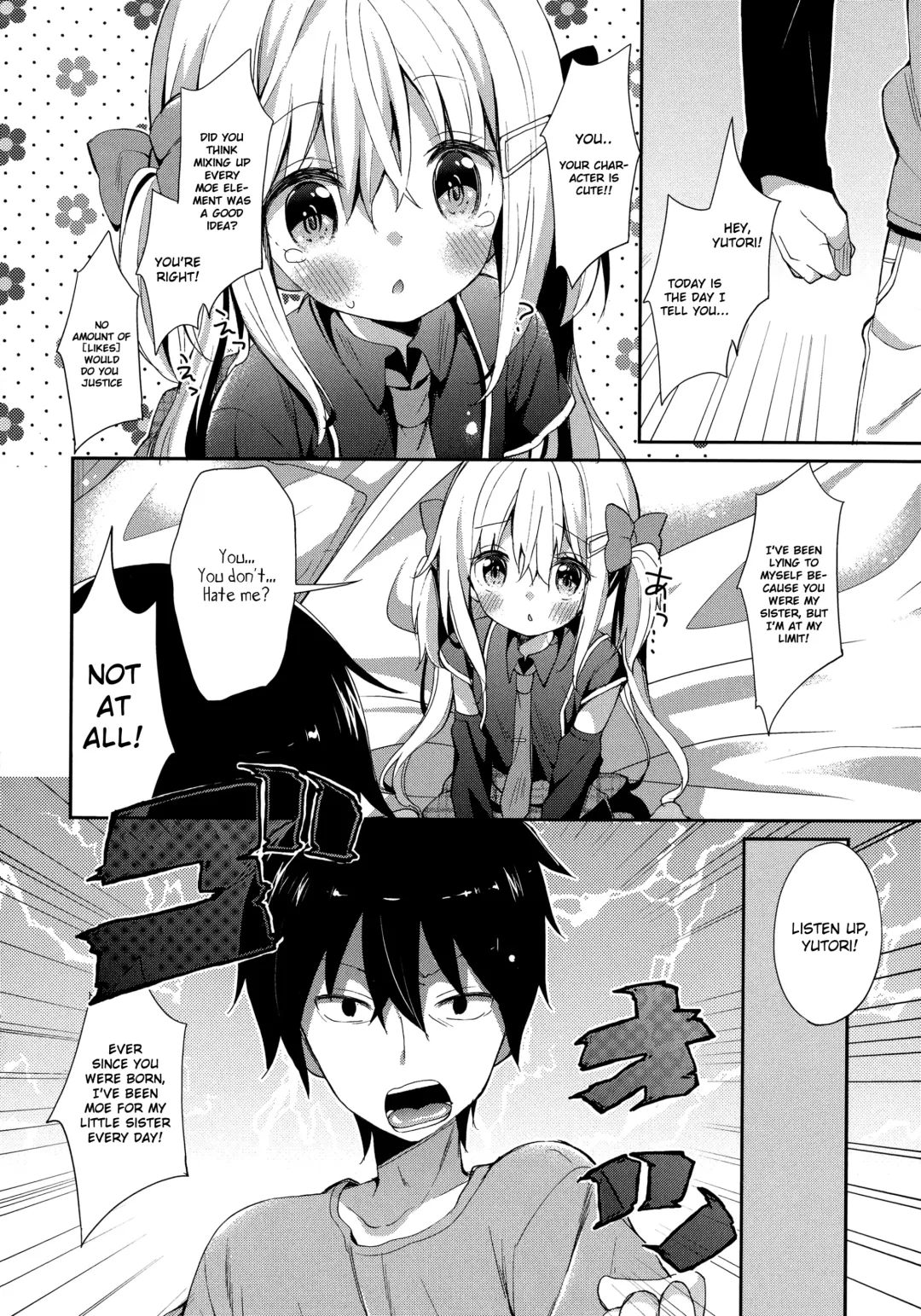 [Yuizaki Kazuya] Yutorikei Imouto no Moe Zokusei ga Kote Kote Sugiru | My Little Sister is Too Damn Moe Fhentai - Page 8