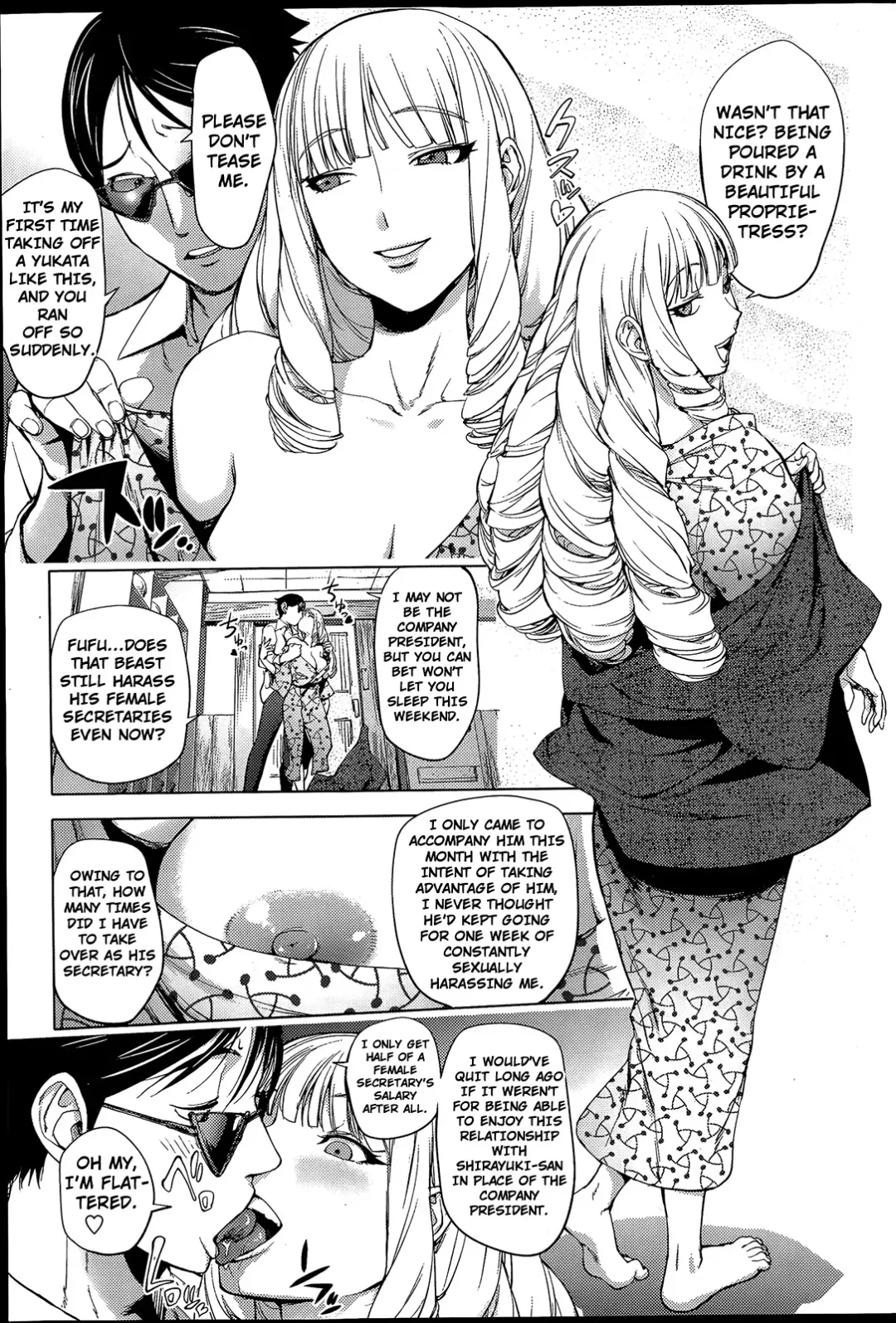 [Kon-kit] Gakeppuchi Okami vs Yotaka Jou Shirayuki | Driver vs Hot Spring Hostess Fhentai - Page 5