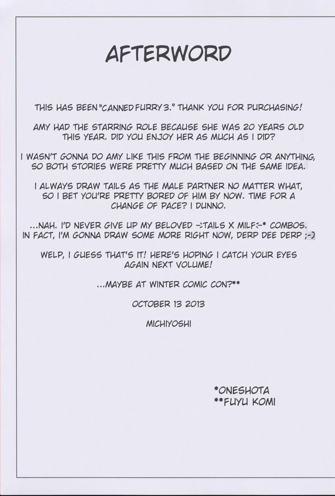 [Michiyoshi] Kemono no Kanzume 3 | Canned Furry 3 (decensored) Fhentai - Page 33