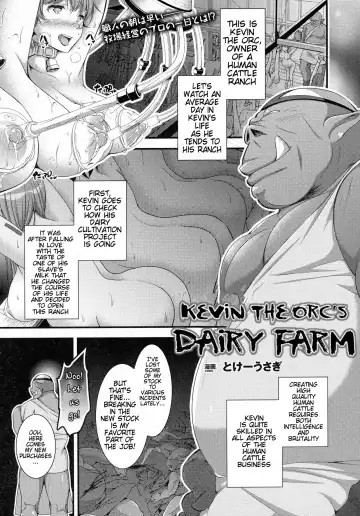 [Bosshi - Tokei Usagi] Kevin-san no Milk Bokujou | Kevin The Orc's Dairy Farm Fhentai - Page 5