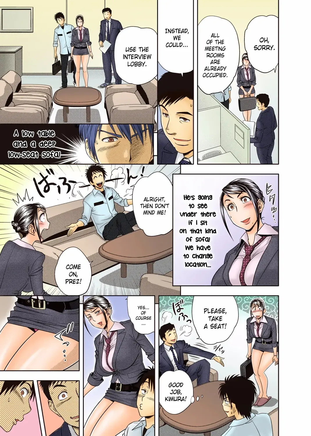 [Tatsunami Youtoku] Aaan Mucchiri Kyonyuu Onee-san ~Uchiawase de Good Job!~ | Hmmm My Older Sister's Big and Plump Tits ~Good Job at the Meeting!~ (decensored) Fhentai - Page 8
