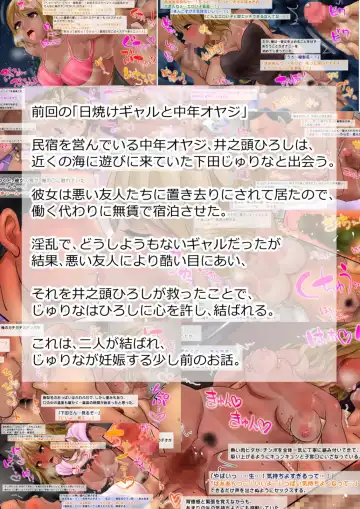 [Medewoi] Gal to Oyaji to Sukebe Shitagi ~Niizuma Hiyake Gal ni Tanetsuke Nama Natsu Sex~ Fhentai - Page 2