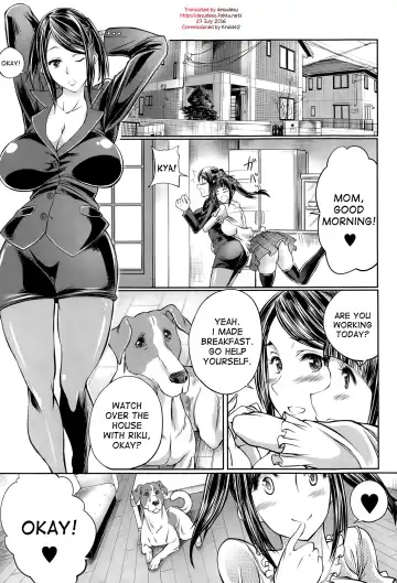 Read [Tenzen Miyabi] Musume no Kareshi wa Wan-chan?! Okaasan Yurushimasen! | My Daughter's Boyfriend is a dog. As her mother, I won't allow it! - Fhentai