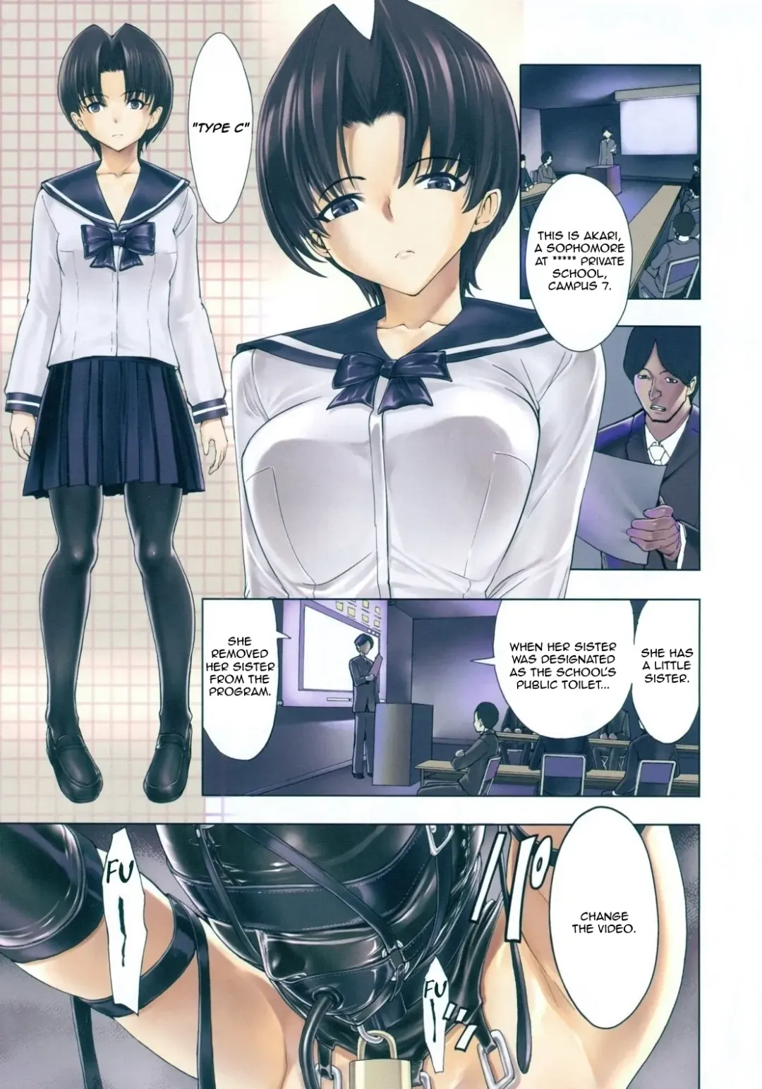 [Hakaba] Hikoukai Benjo In no Maku Fhentai - Page 1