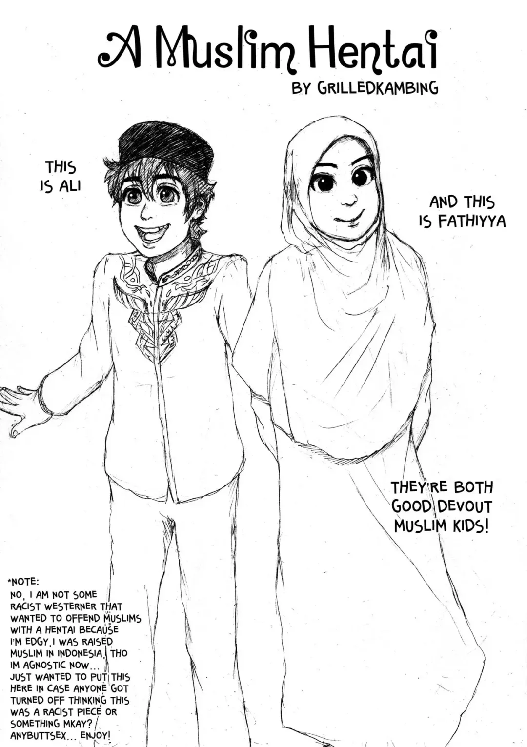 [Grilled Kambing] Kartun Islami: Sebuah hentai futanari pegging Fhentai - Page 1