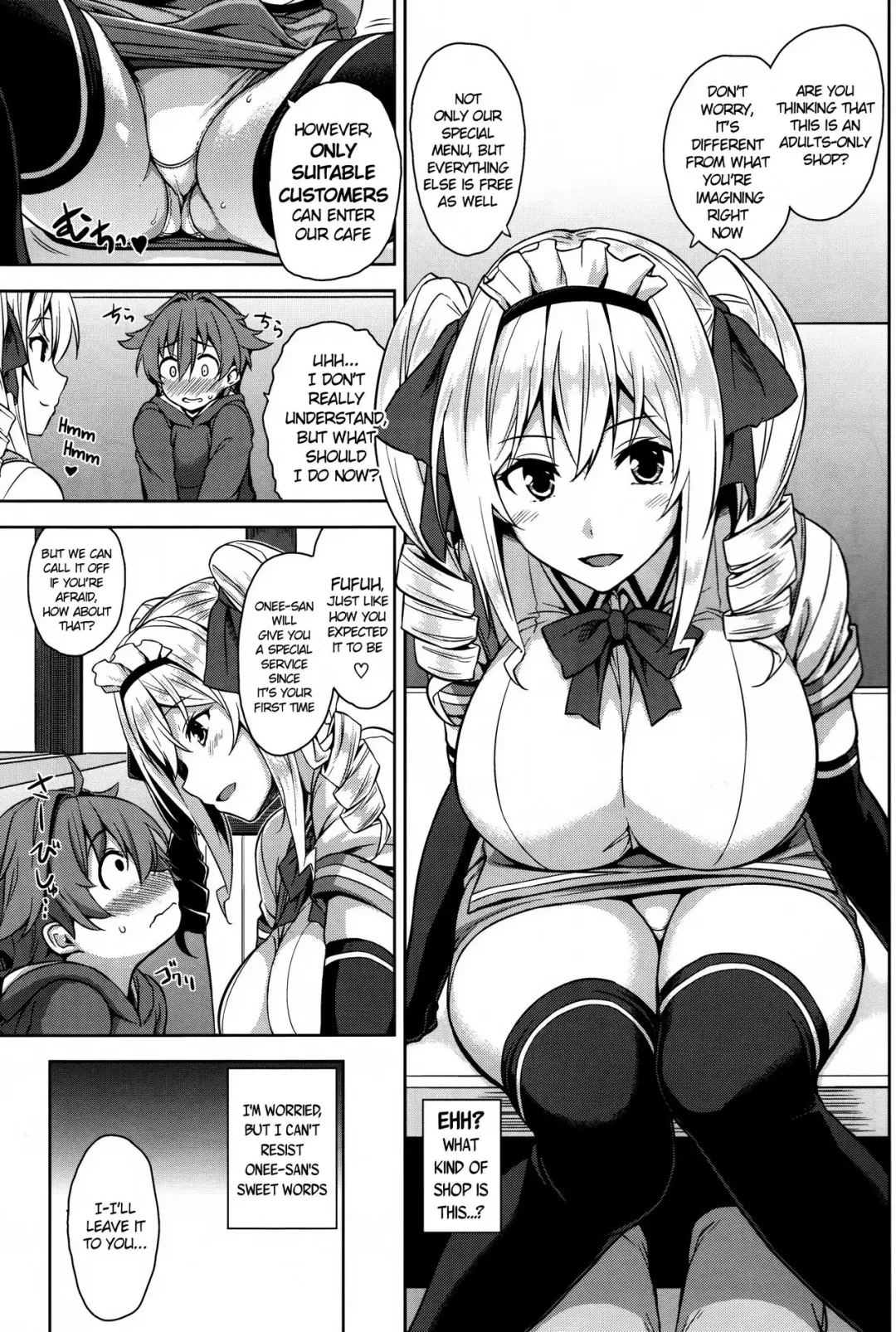 [Mikemono Yuu] Mayoiga no Onee-san | The Big Sister of the Secret Shop Fhentai - Page 4