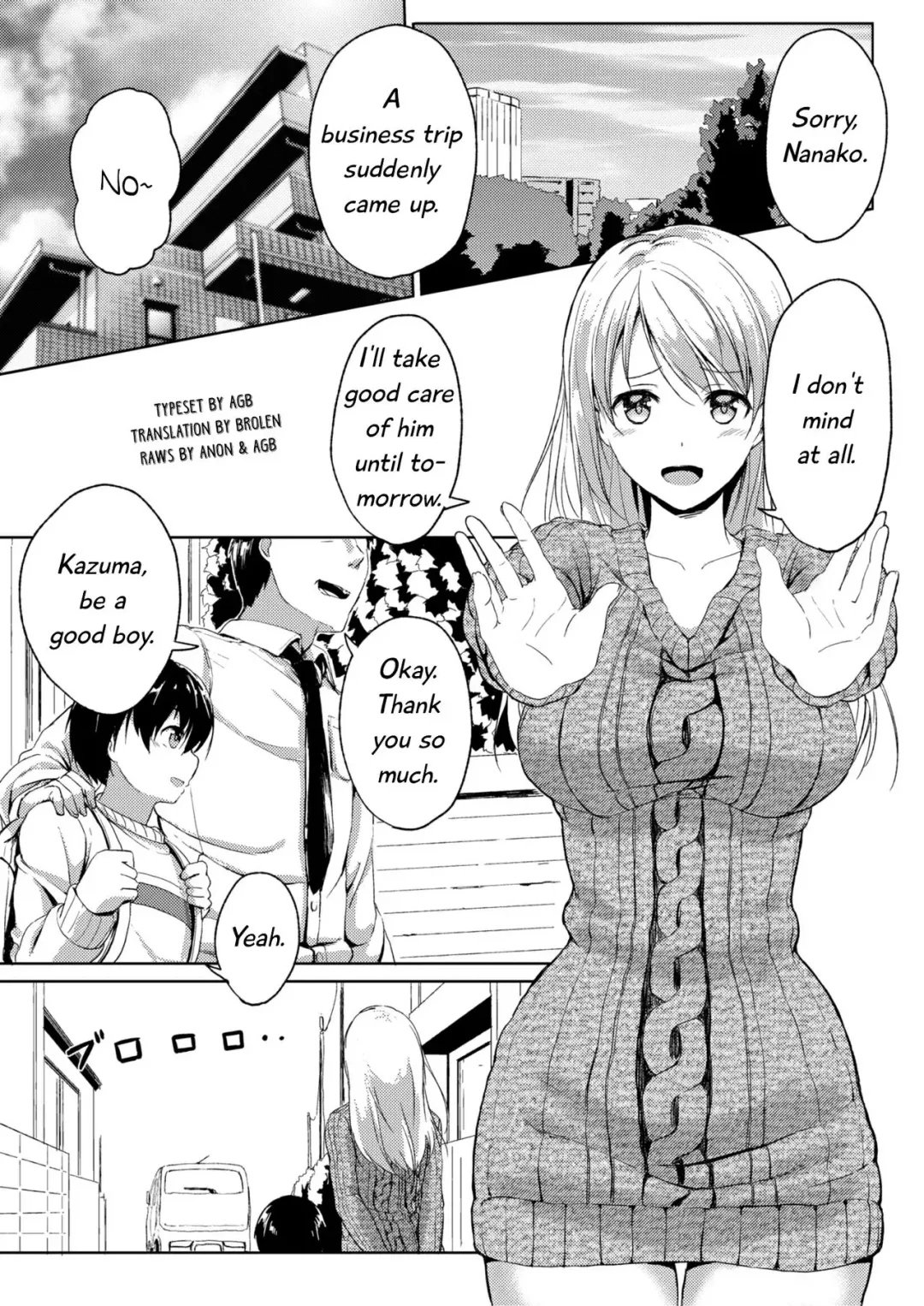 [Hachimitsu] 190cm↑ Choushin Onee-san to Taikakusa Icha Love Jikan | 190cm↑ Size Difference "Icha Love" Time with a 190cm Tall Onee-san Fhentai - Page 4