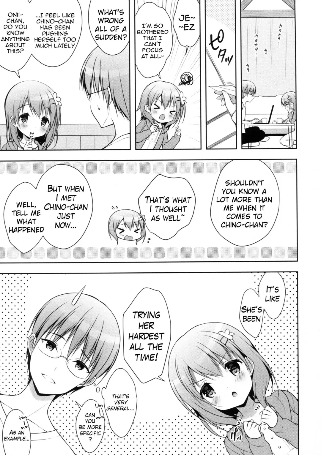 [Miwa Futaba] Chino-chan wa Goshuushin Kokoa√ | Chino-chan is Infatuated with Kokoa√ Fhentai - Page 6