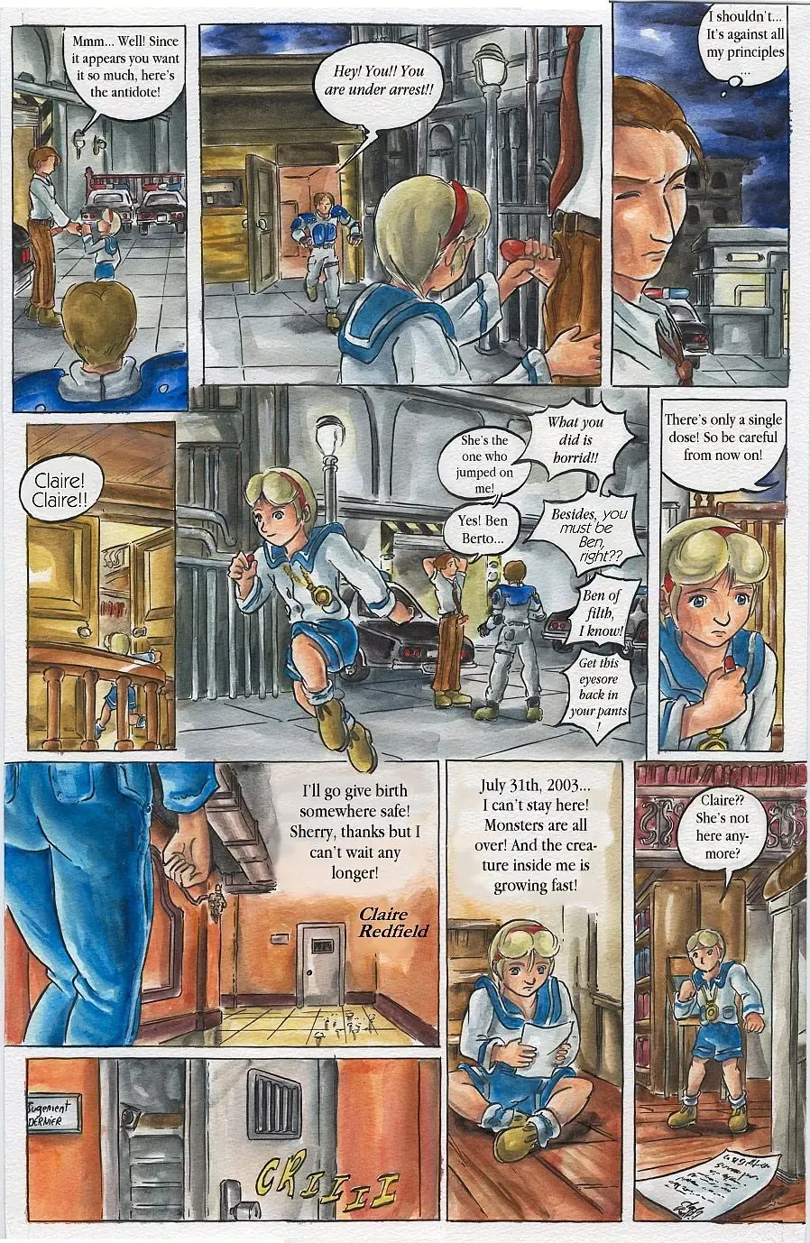 [Passage] Bad Resident Evil: The Virus X (passage) ENGLISH Fhentai - Page 23