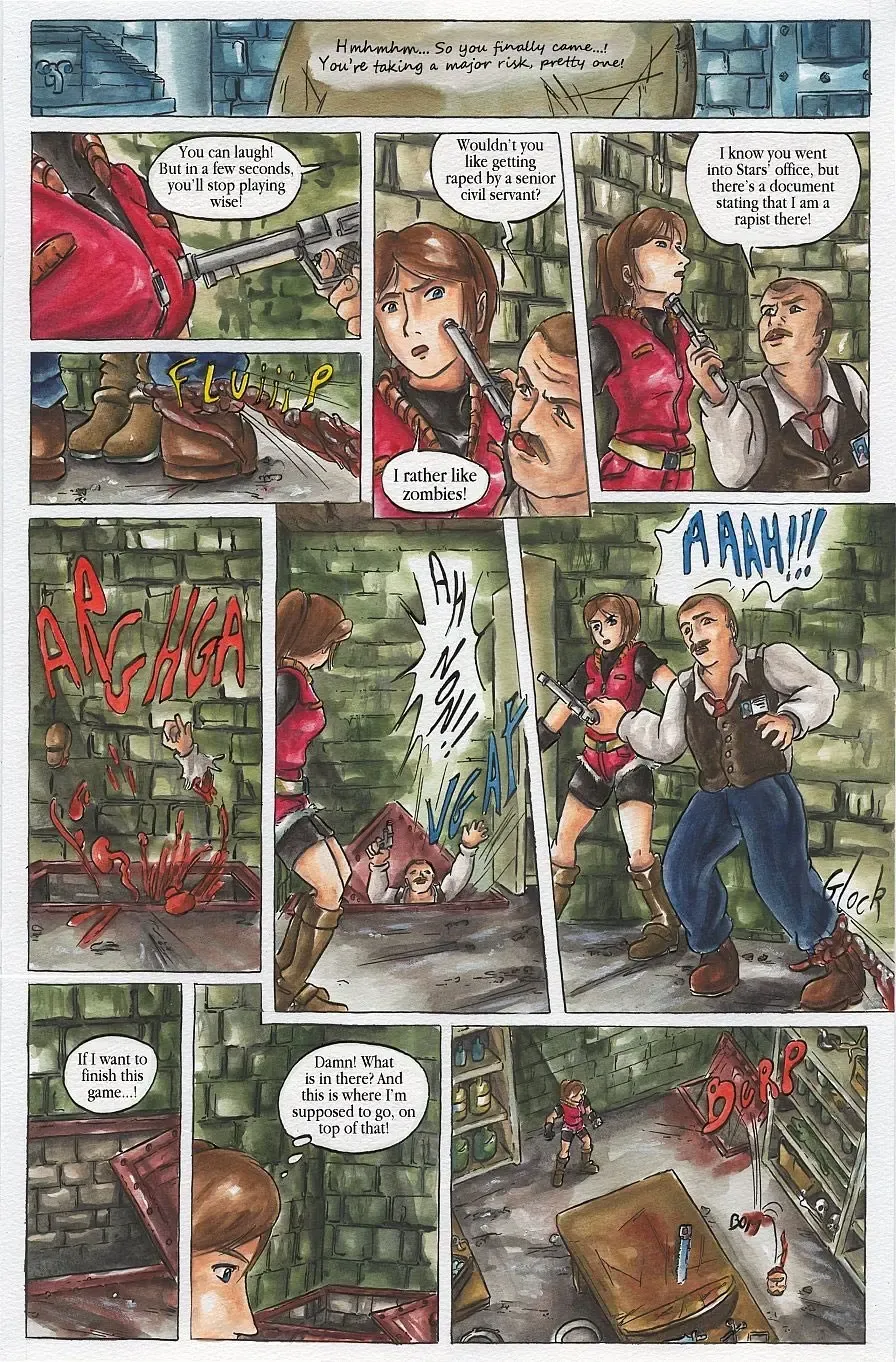[Passage] Bad Resident Evil: The Virus X (passage) ENGLISH Fhentai - Page 28