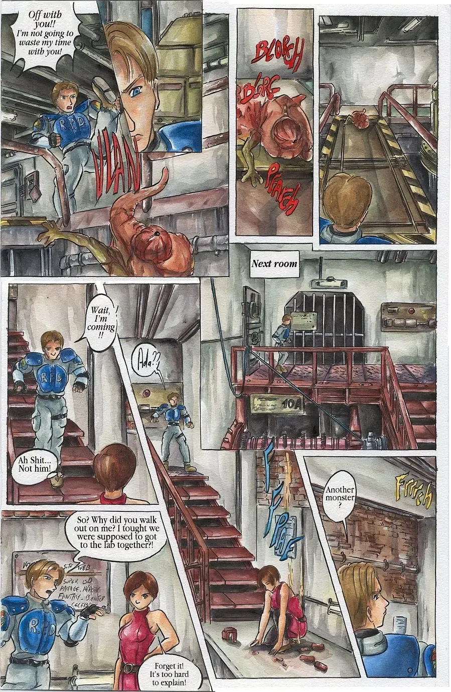 [Passage] Bad Resident Evil: The Virus X (passage) ENGLISH Fhentai - Page 34