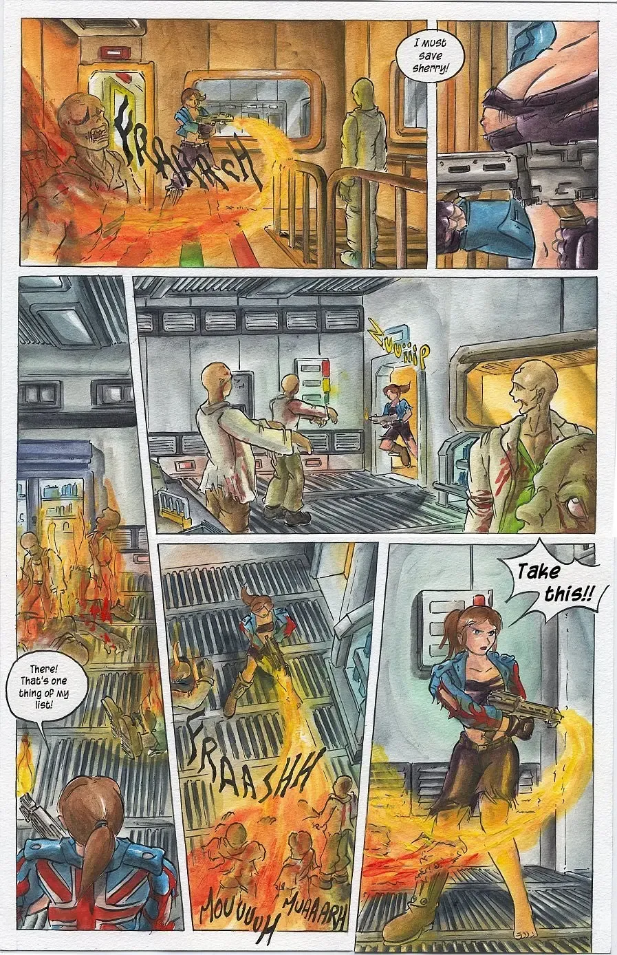 [Passage] Bad Resident Evil: The Virus X (passage) ENGLISH Fhentai - Page 56