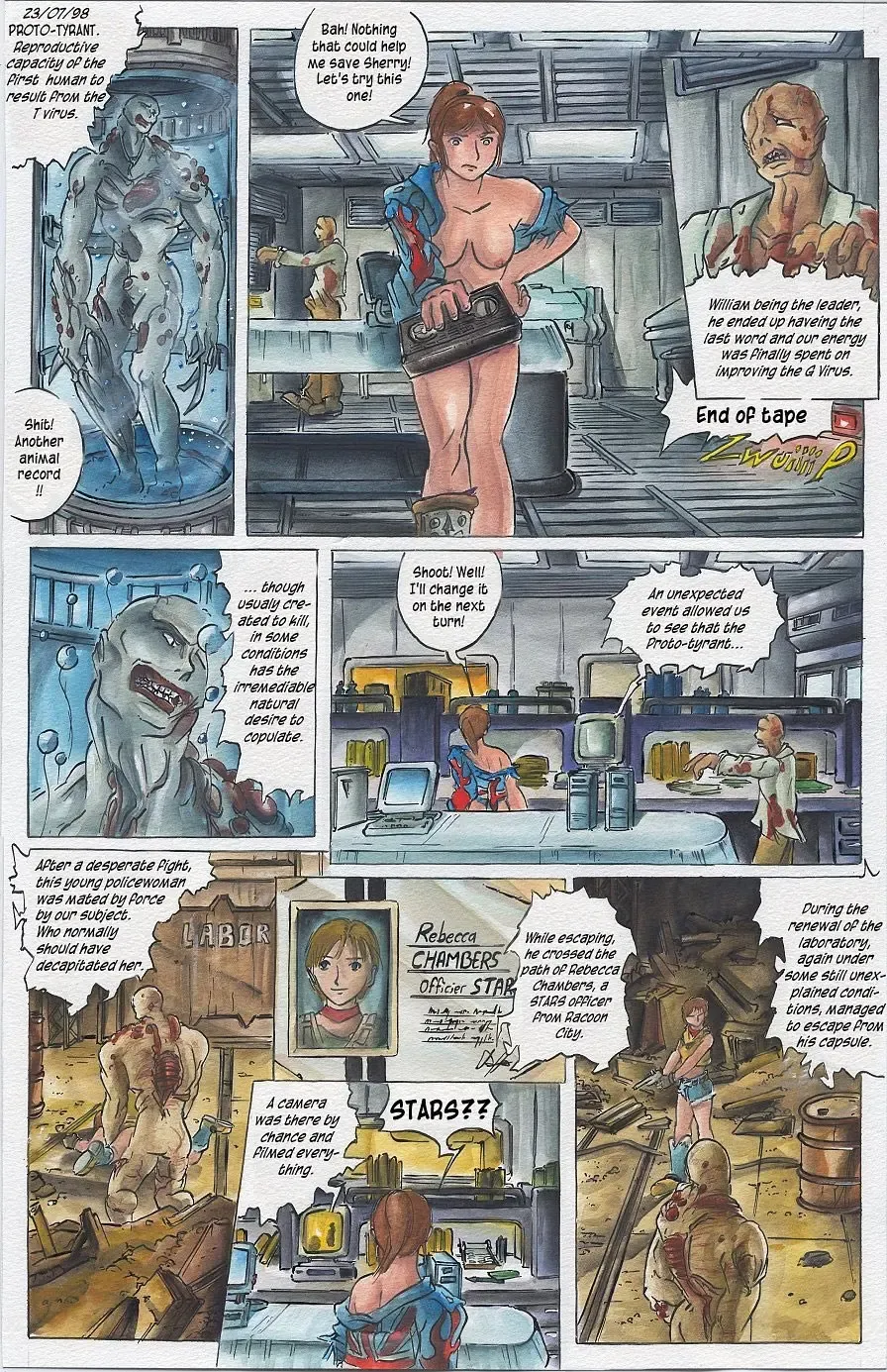 [Passage] Bad Resident Evil: The Virus X (passage) ENGLISH Fhentai - Page 60