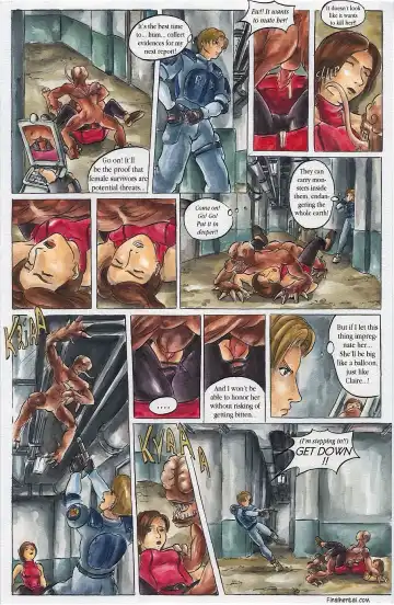 [Passage] Bad Resident Evil: The Virus X (passage) ENGLISH Fhentai - Page 15
