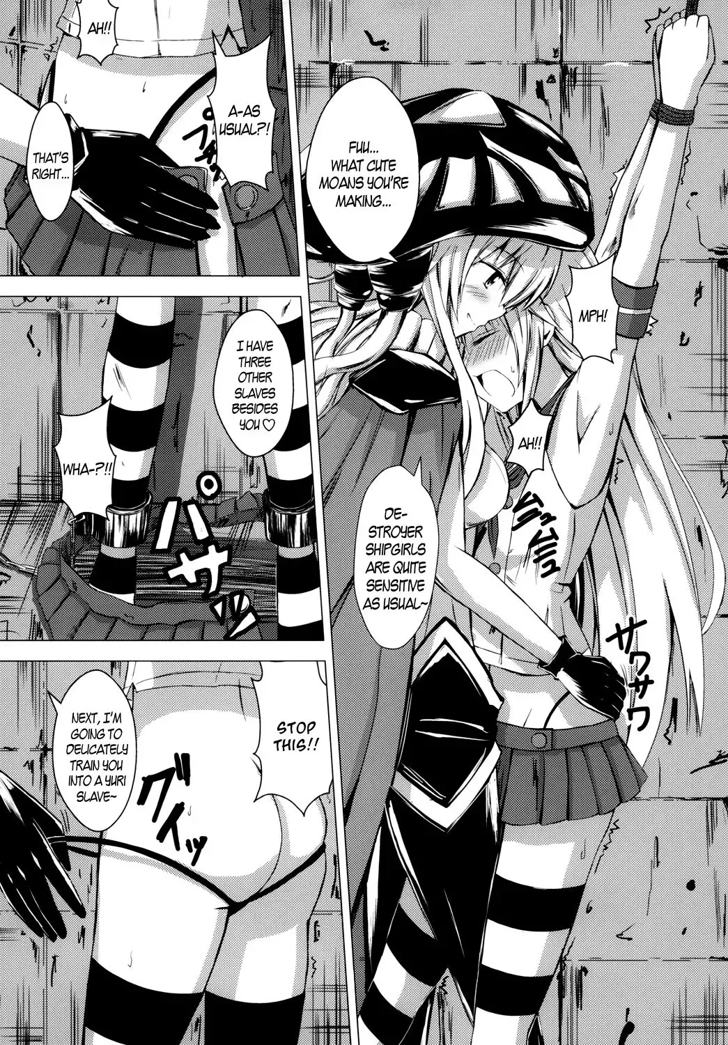 [Aikawa Ryou] Kuubo Wo-Kyuu-chan no Shimakaze Yuri Dorei Choukyou 1 | Standard Carrier Wo-Class Shimakaze's Yuri Slave Training 1 Fhentai - Page 8