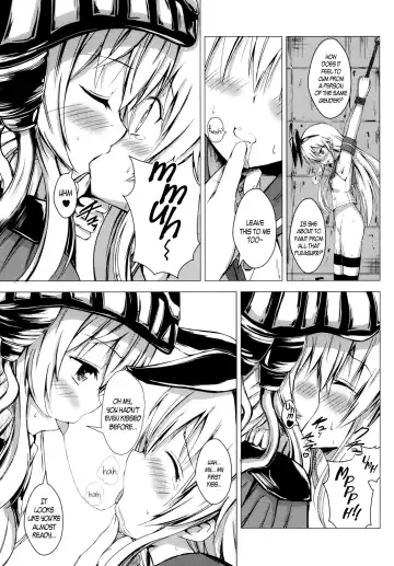 [Aikawa Ryou] Kuubo Wo-Kyuu-chan no Shimakaze Yuri Dorei Choukyou 1 | Standard Carrier Wo-Class Shimakaze's Yuri Slave Training 1 Fhentai - Page 12