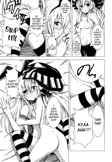 [Aikawa Ryou] Kuubo Wo-Kyuu-chan no Shimakaze Yuri Dorei Choukyou 1 | Standard Carrier Wo-Class Shimakaze's Yuri Slave Training 1 Fhentai - Page 16