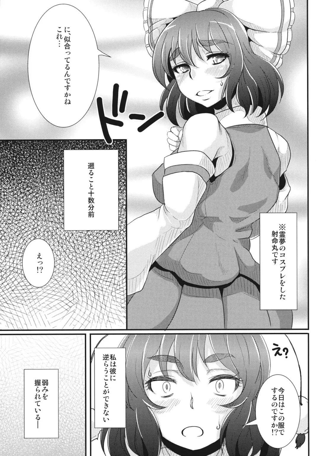 [Takumi Rohan] Shameimaru wa Kotowarenai Fhentai - Page 4