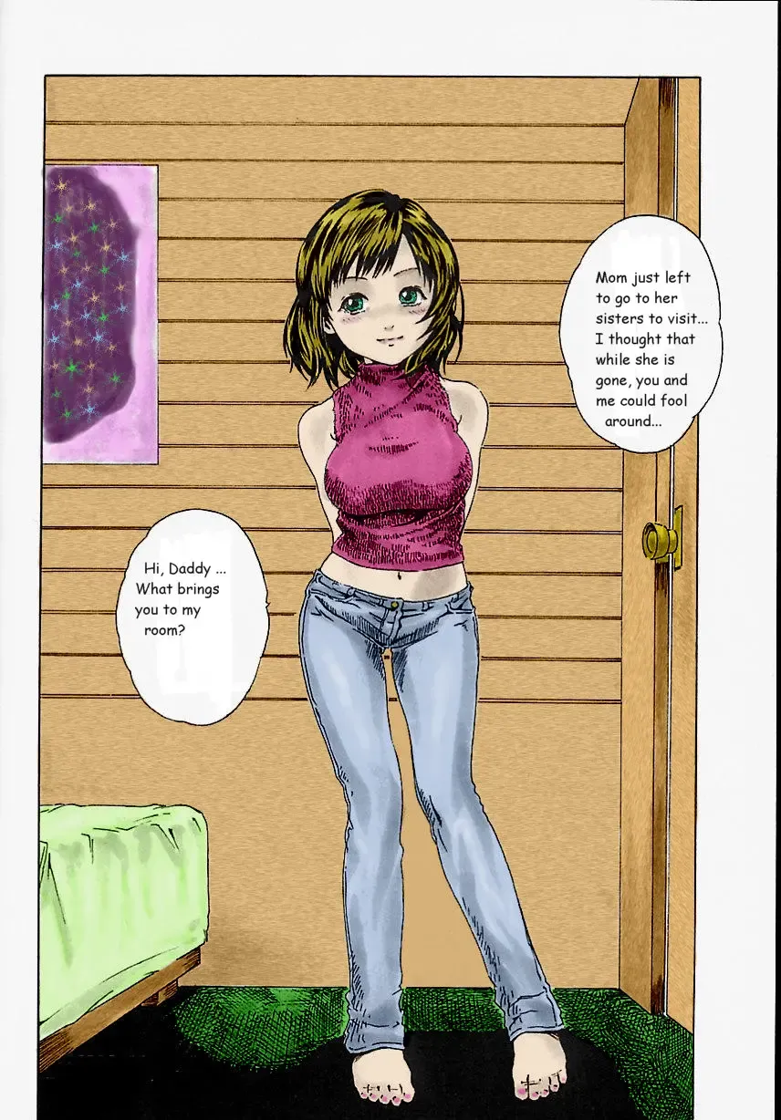 [Haruki] Alone with daddy (decensored) Fhentai - Page 2