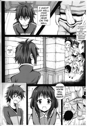 [Ginhaha] Giving ○○ to Megumin in the Toilet (decensored) Fhentai - Page 3