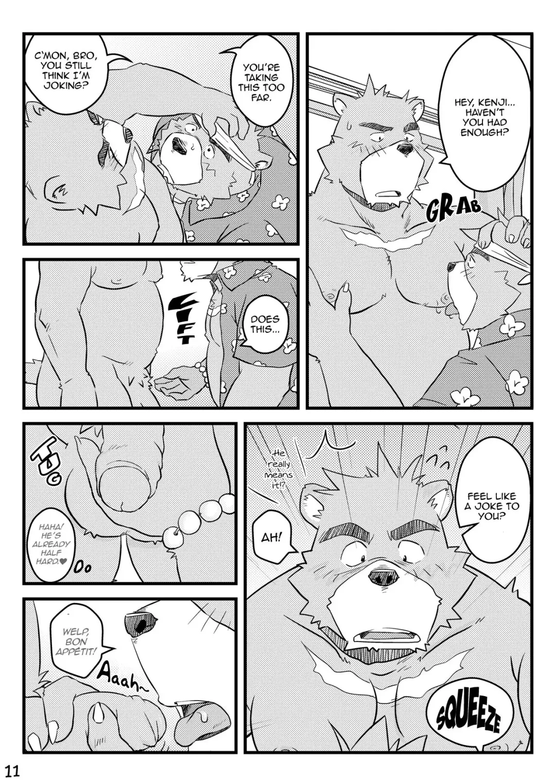 [Kumacchi] "Kurikaesu Natsu" Bunki Episode Sono 1 Juuichi & Kenji-hen "Gaki no Koro no Kioku" Fhentai - Page 12