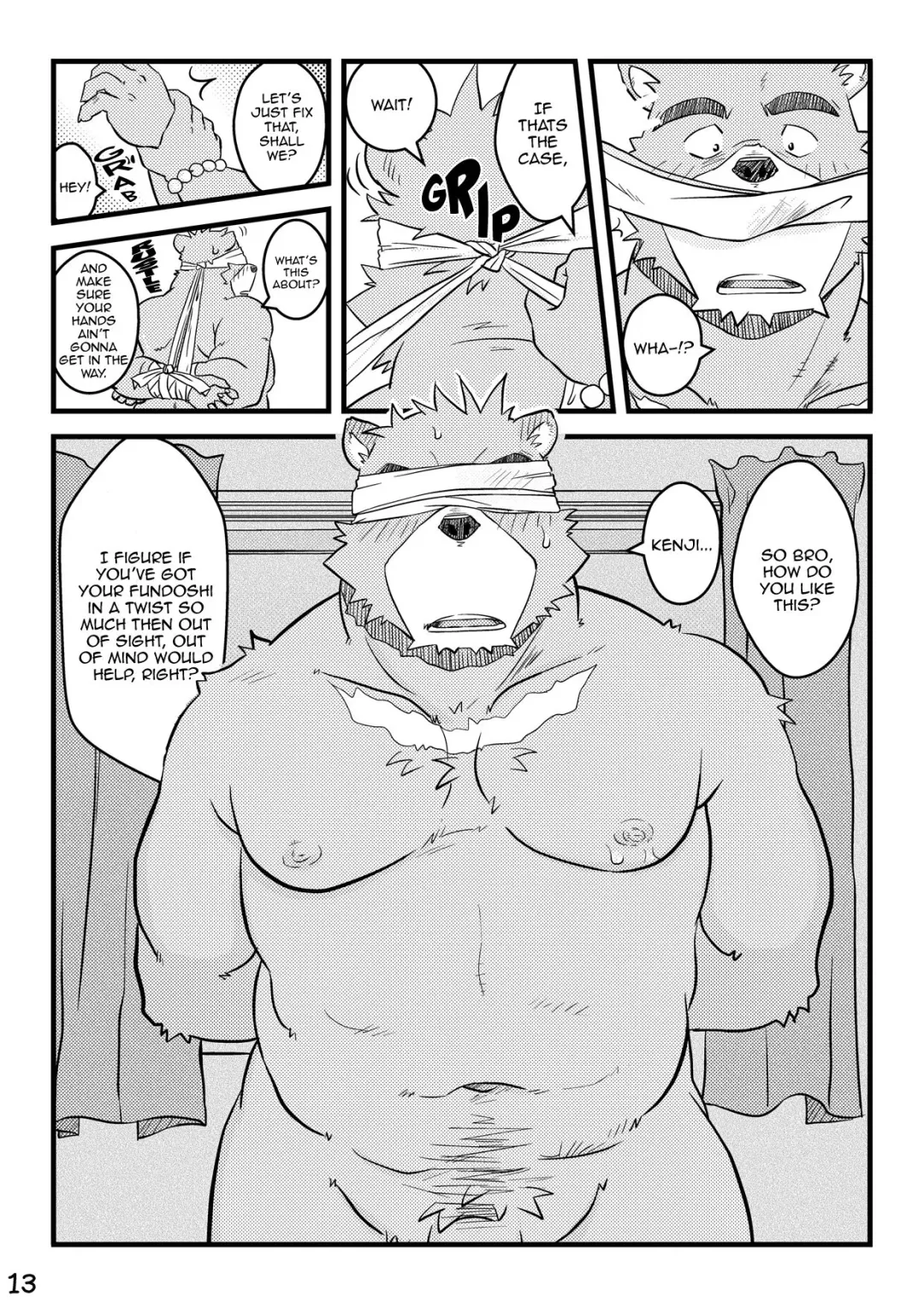 [Kumacchi] "Kurikaesu Natsu" Bunki Episode Sono 1 Juuichi & Kenji-hen "Gaki no Koro no Kioku" Fhentai - Page 14