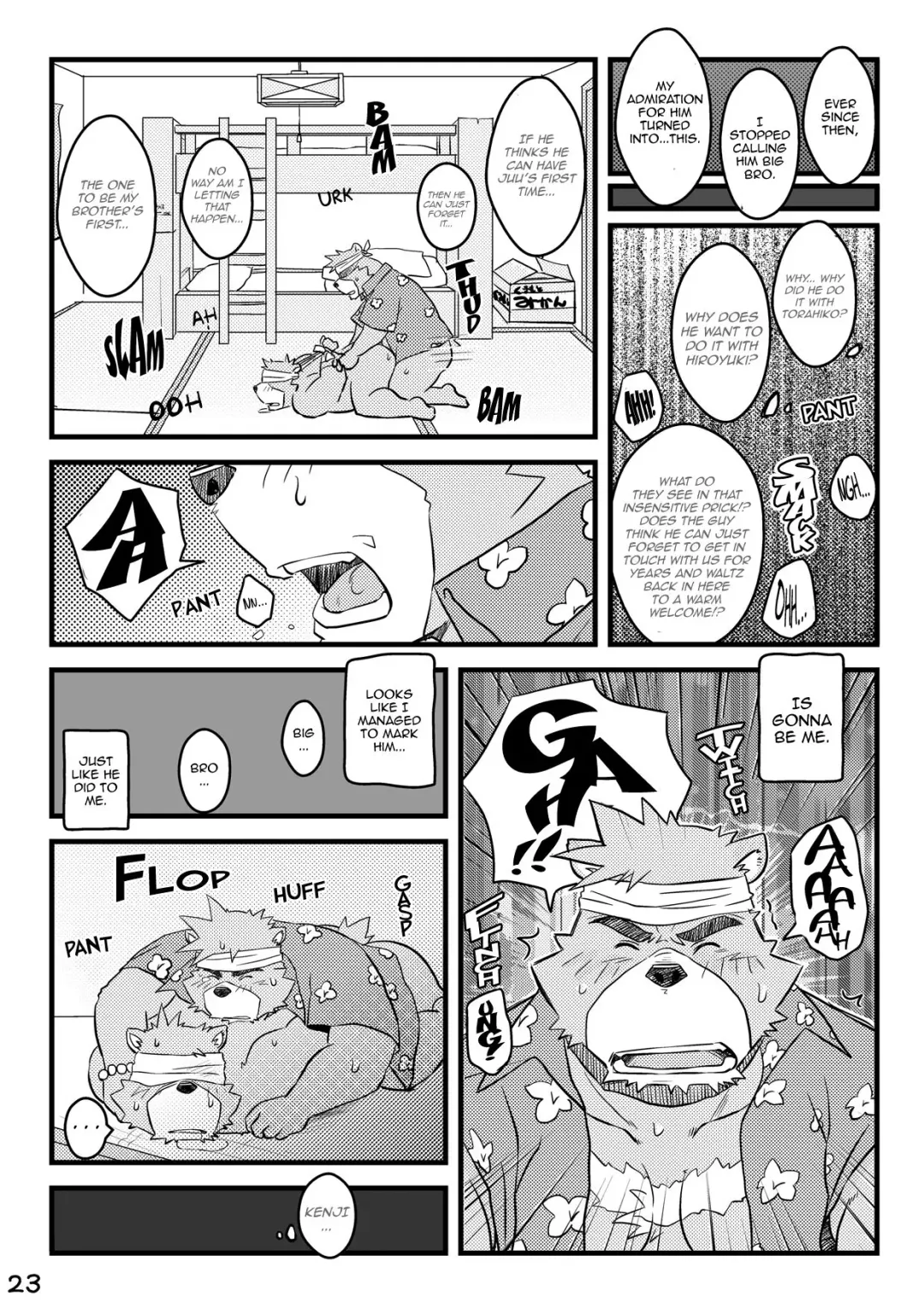 [Kumacchi] "Kurikaesu Natsu" Bunki Episode Sono 1 Juuichi & Kenji-hen "Gaki no Koro no Kioku" Fhentai - Page 24