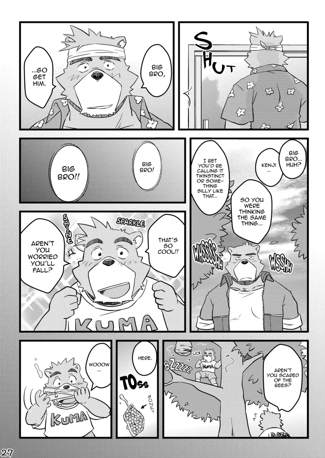 [Kumacchi] "Kurikaesu Natsu" Bunki Episode Sono 1 Juuichi & Kenji-hen "Gaki no Koro no Kioku" Fhentai - Page 28