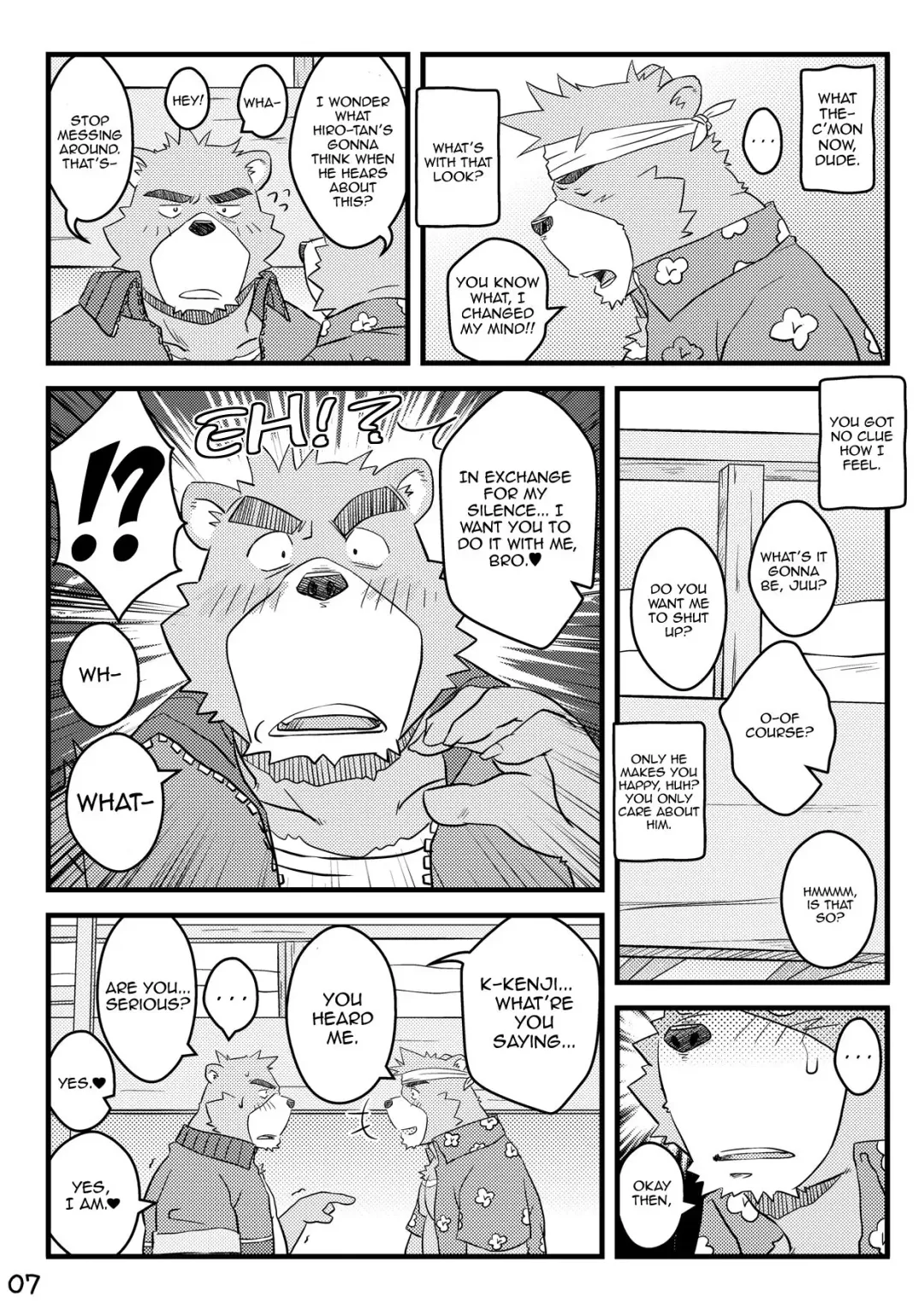 [Kumacchi] "Kurikaesu Natsu" Bunki Episode Sono 1 Juuichi & Kenji-hen "Gaki no Koro no Kioku" Fhentai - Page 8