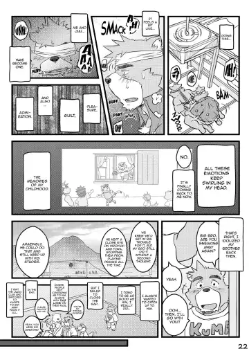 [Kumacchi] "Kurikaesu Natsu" Bunki Episode Sono 1 Juuichi & Kenji-hen "Gaki no Koro no Kioku" Fhentai - Page 23