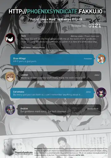 [Kamino Ryu-ya] Aijou Tappuri × Maid-san | Full of Love × Maid Fhentai - Page 19