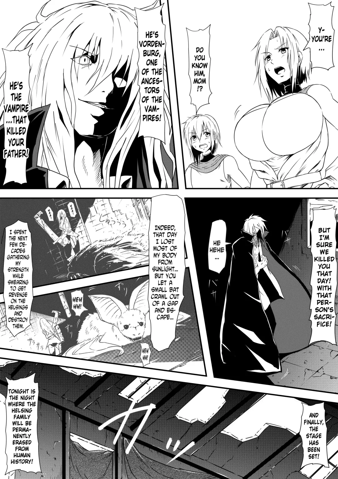 Kyuuketsuki ni Kanzen Haiboku Shita Vampire Hunter Oyako ga Musuko no Mae de Okasare Kyuuketsuki-ka Shite Shimau Haha no Hanashi Fhentai - Page 10