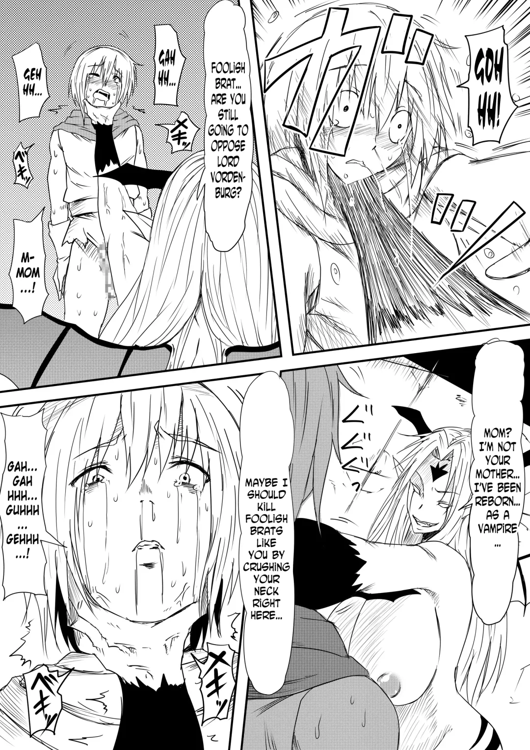 Kyuuketsuki ni Kanzen Haiboku Shita Vampire Hunter Oyako ga Musuko no Mae de Okasare Kyuuketsuki-ka Shite Shimau Haha no Hanashi Fhentai - Page 46