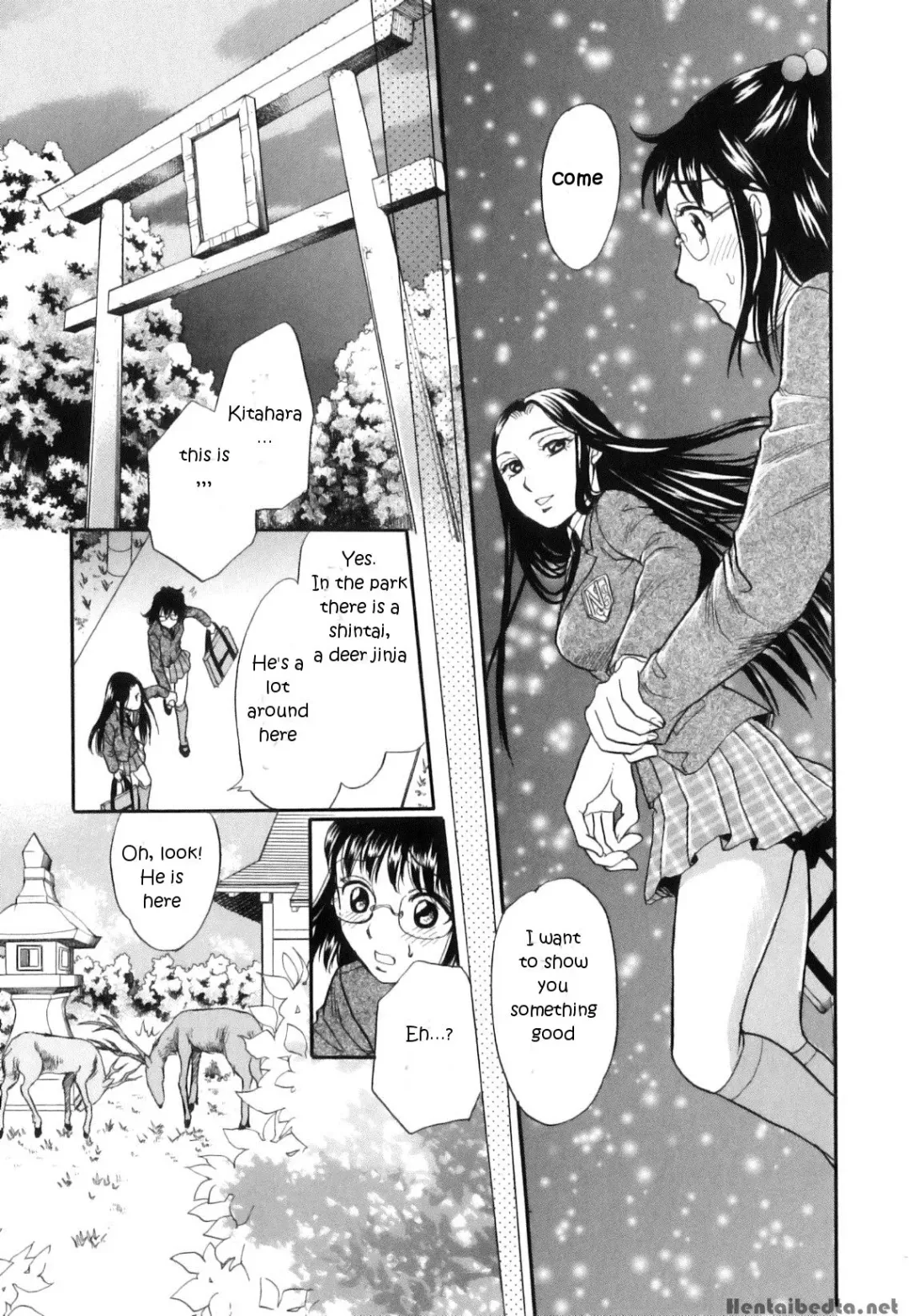 [Tsukimori Masato] Shoujo-tachi no Yukue ~Shishigami no Mori~ | Divine Deer Forest ~Girls' Whereabouts~ Fhentai - Page 15