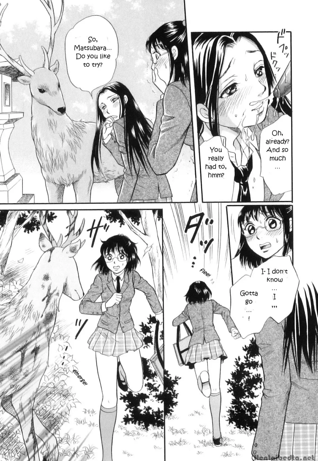 [Tsukimori Masato] Shoujo-tachi no Yukue ~Shishigami no Mori~ | Divine Deer Forest ~Girls' Whereabouts~ Fhentai - Page 21
